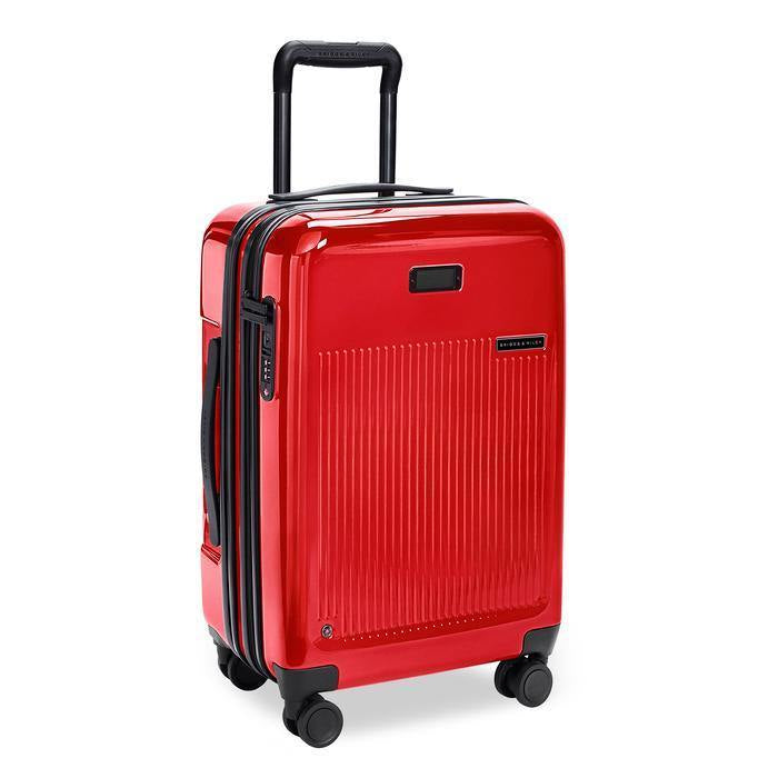 Briggs & Riley Sympatico in Glossy Ruby Carry-on sized