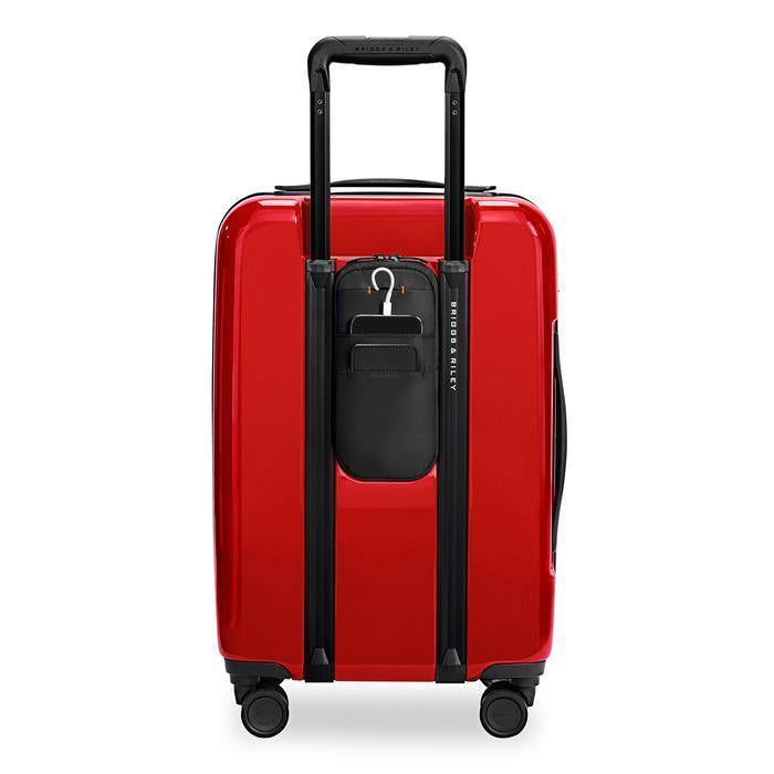 Briggs & Riley Sympatico in Glossy Ruby Carry-on sized