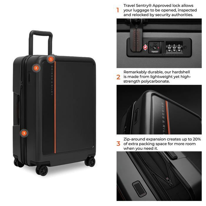 ZDX Medium 27” Hardside Expandable Spinner
