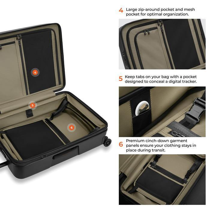 ZDX Medium 27” Hardside Expandable Spinner